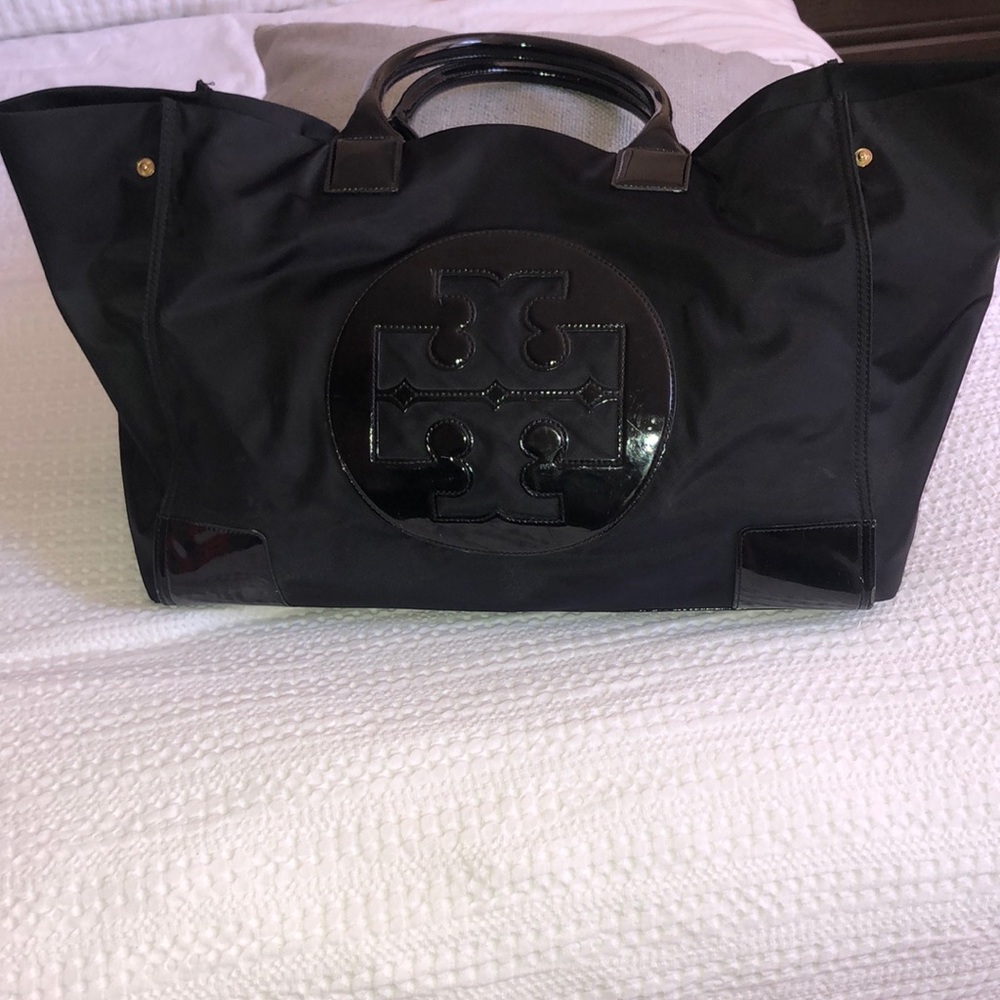 Tory Burch Black Ella Tote